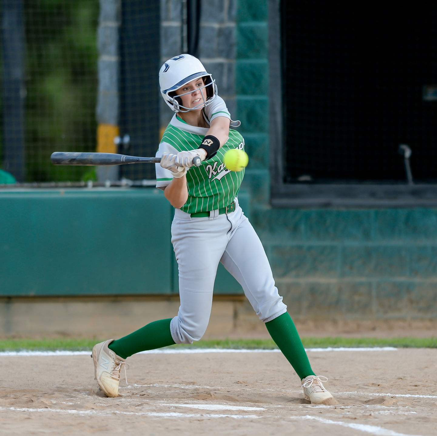 Friday night softball action